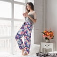 thumbnail image 5 of Sikiie Skull rainbow color space Women’s Ultra-Soft Comfy Lounge Pants Sleepwear Comfy Lounge Pants Drawstring Sleep Bottoms with PocketsXX-Large, 5 of 6