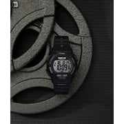 TIMEX Mens IRONMAN Endure 30 Shock Black 42mm Sport Watch, Resin Strap