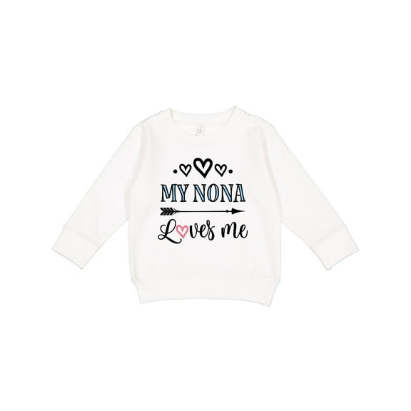 Inktastic My Nona Grandma Loves Me Girls Toddler Sweatshirt