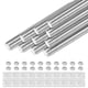 thumbnail image 1 of Uxcell 10-Set Varilla Roscada Completamente, M5x40mm Barra de Rosca de Mano Derecha de Acero Inoxidable con Tuercas y Arandelas, 1 of 7