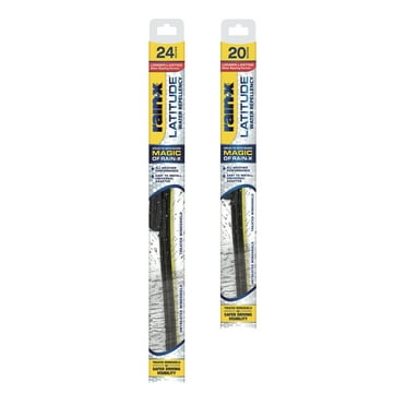 Rain-X 810162 Latitude Water Repellency Wiper Blade, (24", 20") Combo Pack