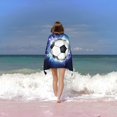thumbnail image 6 of Soccer Balls Microfiber Bath Towel for Sports Boys Men Girls Women, Extra Large Absorbent Lightweight Towels for BathroomBeach Pool Picnic Camping Travel Swim, 6 of 14