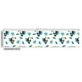 thumbnail image 3 of Ambesonne Tropical Leaf Fabric by the Yard Upholstery, Toucan Exotic Floral, 10 Yards, Pale Teal and Mustard, 3 of 5