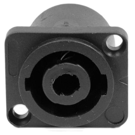Pole Mount Laptop Seismic Audio 4 Pole Speakon Panel Mount Connector - Fits D Series Pattern Hole Black - SAPT240 ()