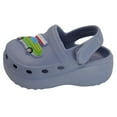 thumbnail image 3 of Hot Wheels Toddler Boys' Clogs with Adjustable Strap - Dusty Blue, Size 9, 3 of 8
