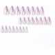 thumbnail image 3 of 24pcs Short Almond False Nails Purple Glitter Press on Nails Fake Nails Stick on Nails Removable Glue-on Nails Full Cover Acrylic Fake Nails Women Gir, 3 of 4