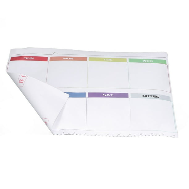 Calendario de Refrigerador, Calendario Semanal Ampliamento Utilizado Reutilizable Utilice Long Service Life Suficiente Espacio Con Borrador para la Puerta para La Pared Para El