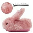 thumbnail image 5 of Girls Slippers Kids Toddler Winter Slippers Warm Cozy Cartoon Bunny House Shoes Indoor Outdoor Soft Lined Booties Kids Slippers Pink 180, 5 of 5
