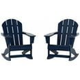 thumbnail image 2 of Polytrends  Laguna Hdpe All Weather Outdoor Patio Rocking Chair (Set of 2) Navy Blue, 2 of 5