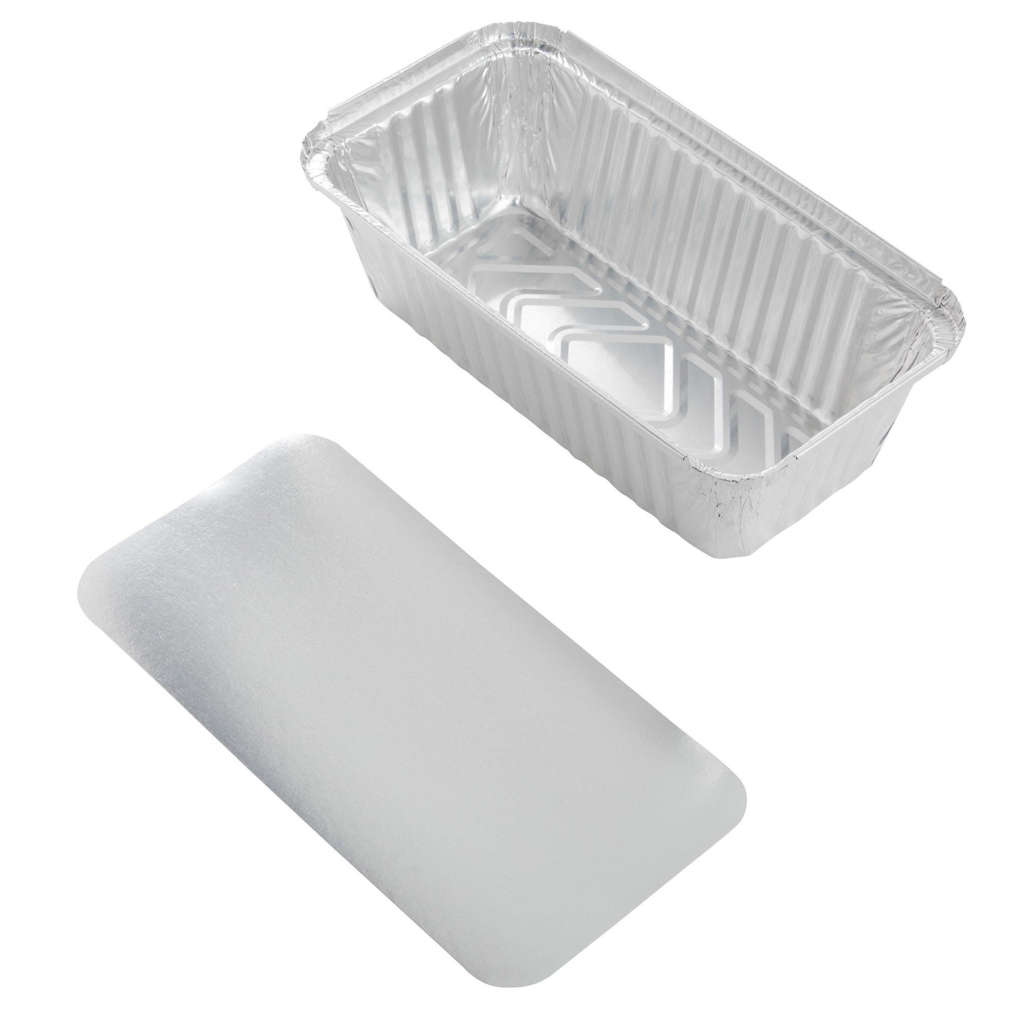 Stock Your Home 2 Lb Aluminum Foil Mini Loaf Pans (50 Pack) Disposable  Small Loaf Pan – 2 Pound Baking Tin Liners, Perfect to Bake Cakes, Bread