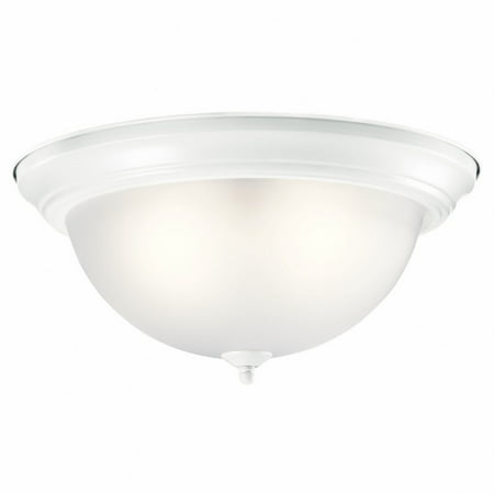 

Wide 3-Light Flush Mount with Utilitarian Inspirations 6 inches Tall By 15.25 inches Wide-White Finish Bailey Street Home 147-Bel-2748921