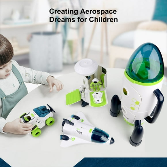 Interstellar Rocket Toy Set Imaginative Space Adventures Hand-eye Coordination Astronaut Role-play Toys for Kids