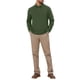 thumbnail image 2 of INSPIRE CHIC Camiseta Polo Básica de Manga Larga en Color Sólido para Hombre S Verde, 2 of 6