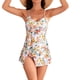 thumbnail image 5 of Trajes de baño Amzcrzy Tankini para mujer, traje de baño de dos piezas con estampado de moda para mujer, estilo deportivo, estilo falda, traje de baño conservador de cintura alta, blanco, 2XL, 5 of 5