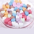 thumbnail image 5 of Mini moldes de silicona con forma de corazón de 55 cavidades para hornear, molde para cubitos de hielo en forma de corazón, moldes para dulces de San Valentín, paquete de 2, 5 of 5