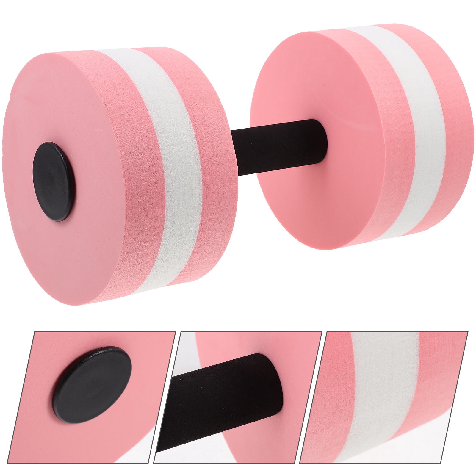 OULII adults Dumbbells EVA Pink for Functional Training 1Set