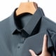 thumbnail image 4 of pstuiky Camisas de vestir de manga corta para hombre, Camisa tipo blusa informal de manga corta con cuello vuelto para hombre ropa de hombre xl, 4 of 6