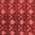 thumbnail image 1 of Ahgly Company Machine Washable Indoor Square Oriental Red Modern Area Rugs, 5' Square, 1 of 4