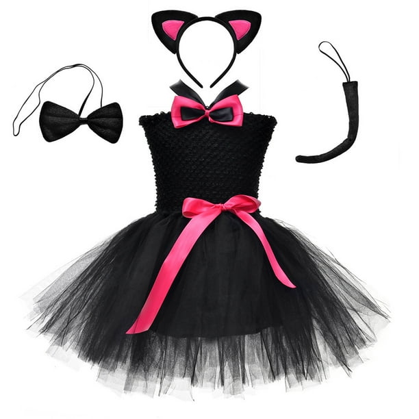 black cat tutu halloween costume