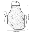 thumbnail image 2 of Yiaed Airplane Print Kitchen Apron with Hand Wipe Pockets,Big Pocket,Aprons for Women with Pockets, Waterproof for Cooking Baking, 2 of 7