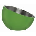 thumbnail image 3 of HUBERT® Incline Green Stainless Steel Double-Wall Bowl - 7" Dia, 3 of 3