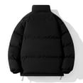 thumbnail image 4 of Mens Puffer Jackets Winter Coat for Men, Men's Casual Faddish Solid Long Sleeves Zipper Stand Collar Outwear Sports Coat Jacket, M-3XL, 4 of 4
