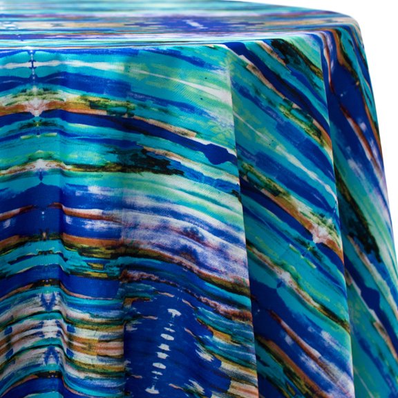 Ultimate Textile Kaleido 72-Inch Round Tablecloth