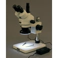 thumbnail image 3 of AmScope SM-1TSX-144 Professional Trinocular Stereo Zoom Microscope, WH10x Eyepieces, 3.5X-45X Magnification, 0.7X-4.5X Z, 3 of 4
