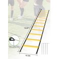 thumbnail image 3 of Set de equipo de entrenamiento Speed Agility Panykoo con escalera de 20 pies, 3 of 7