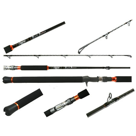 Jigging World JW-BD7.5M Black Demon Casting Rod- 7 6 - Medium
