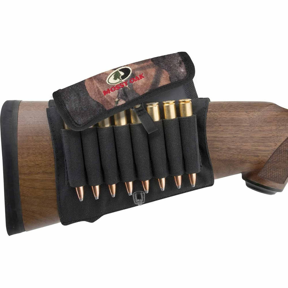 Mossy Oak Buttstock Rifle Shell Holder with Cover