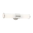 thumbnail image 4 of Livex Lighting Lindale 2-Light Metal/Glass Vanity ADA Sconce in Brushed Nickel, 4 of 13