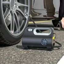 Tgbvmt Portable Compressor Tire Inflator 120 PSI, 12V Car Tire Pump with Digital Pressure Gauge, LED Light for Cars, Bicycles, Motorcycles, Balls, Rubber Boats and Beach Toys, Emergency Tire Repair.