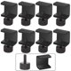 thumbnail image 2 of 8 Piezas de Plataforma para Impresora 3D con Clip Ajustable para Cama Caliente 3 CR10, Placa de Vidrio Negra, 2 of 5