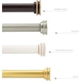 thumbnail image 5 of eTeckram 5/8" Double Curtain Rod with Nerveux Finials,Pewter,84‘’-120‘’, 5 of 6