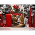 thumbnail image 2 of Carolines Treasures DAC4154PW1414 14 x 14 in. Schnauzer & Santa Claus Throw Pillow, 2 of 5