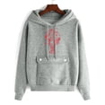 thumbnail image 4 of XIAONU Womens Hoodies Crayfish Print Kangaroo Pocket Hoodie Long Sleeve Oversized Drawstring Hooded Pullover Sweatshirt, 4 of 6