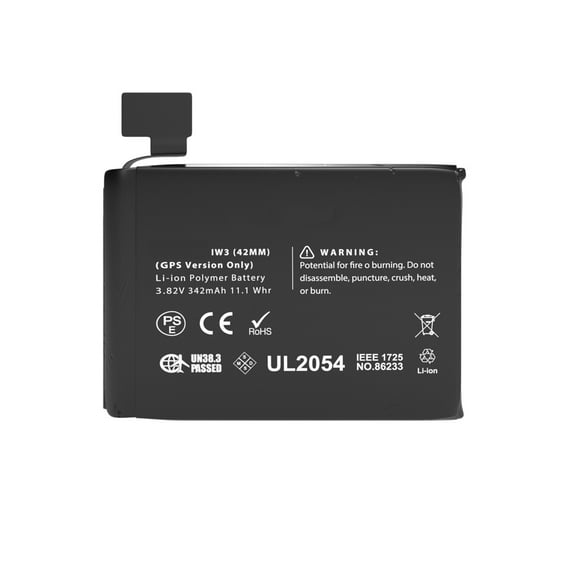 Replacement Battery For Apple Watch Series 3 42MM / iWatch Series 3 42MM (GPS Version Only)