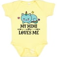 thumbnail image 3 of Inktastic Mimi Loves Me Unicorn Cat Girls Baby Bodysuit, 3 of 5