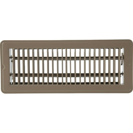 

Home Impressions 4 In. x 12 In. Brown Steel Floor Register 1FL0412BR-NH 1FL0412BR-NH 414876