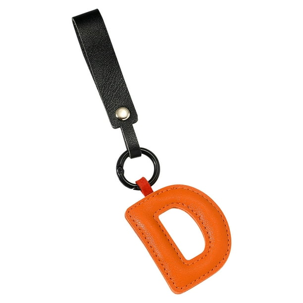 Accesorios para Coches Lindos Nuevo Cuero Carta Inglesa Llavero Colgante Bolsa de Llavero para Coches Accesorios para Coches Colgantes