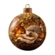 thumbnail image 2 of Hogar y cocina, Decoración del hogar, Decoración navideña, Adornos planos navideños Serie Animales de librería Compañeros de lectura Decoraciones, colgantes de plástico, 2 of 6