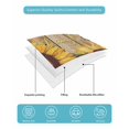 thumbnail image 5 of Quilts Twin XL Size, Sunflower Brown Wooden Soft Comforter Bedding Set for Bed, Vintage Flowers Butterfly Lightweight Quilted Bedspread with Pillow Cover(2 Pieces) for All Season, 68x98 Inch, 5 of 6