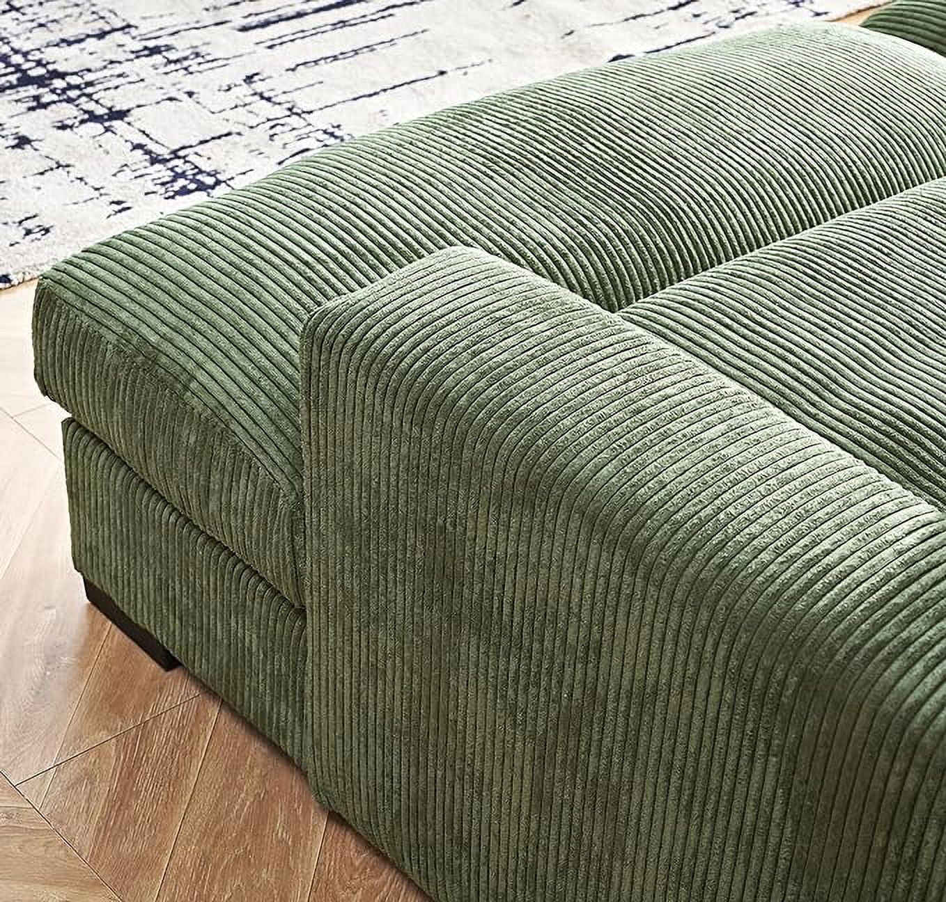 US Pride Furniture 54'' Depth deep seated Sofa Green