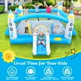 thumbnail image 3 of iYofe Bounce House for Kids Multifunctional Jump 'n Slide Kids Inflatable Bounce with Blower, 198" x 180" Play Area x 96" Tall, Basketball Hoop, Target Game, A Wealth of Accessories, 3 of 8