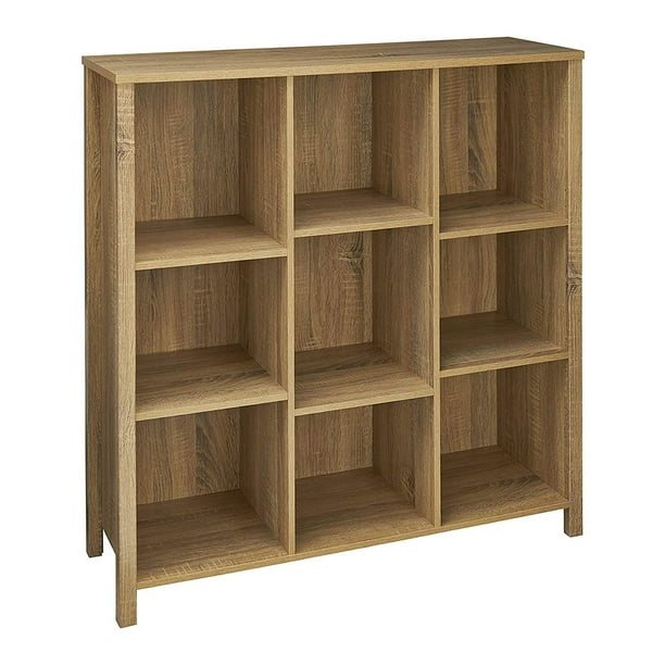Closetmaid Premium 9 Cube Organizer Weathered Oak Walmart Com Walmart Com