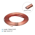 thumbnail image 3 of REGALWOVEN Flexible Molding Trim Self Adhesive, Peel and Stick Metallic Mirror Frame Rose Gold 16.4Ftx0.31Inch, 3 of 7