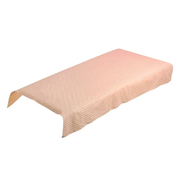 Tratamiento de , Cubierta de a Rayas de , Sábana Plana , atención Corporal Antideslizante Beige 80x200cm