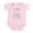 Petal Pink, variant on CafePress - If You Think Im Cute (Left Arrow) Infant Body Suit - Baby Light Bodysuit, Size Newborn - 24 Months
