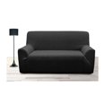 thumbnail image 2 of Housse de Sofa 3 Places Noire Super Extensible 190-230 cm, 2 of 4